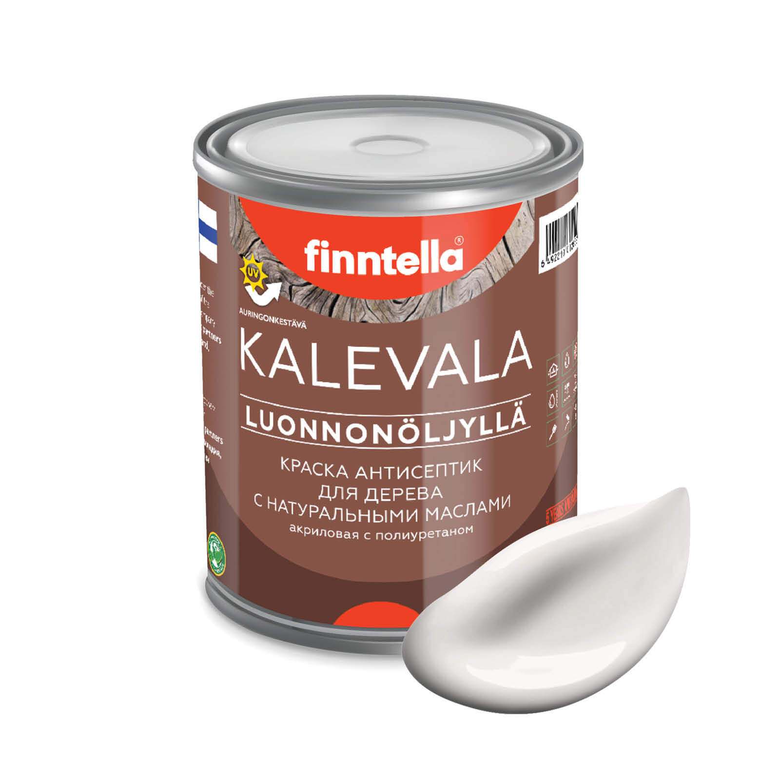 Краска для дерева и деревянных фасадов FINNTELLA KALEVALA, с натуральным маслом и полиурет, Белый, KALEVALA NLC
Краска для дерева и деревянных фасадов FINNTELLA KALEVALA, с натуральным маслом и полиурет, Белый, KALEVALA NLC