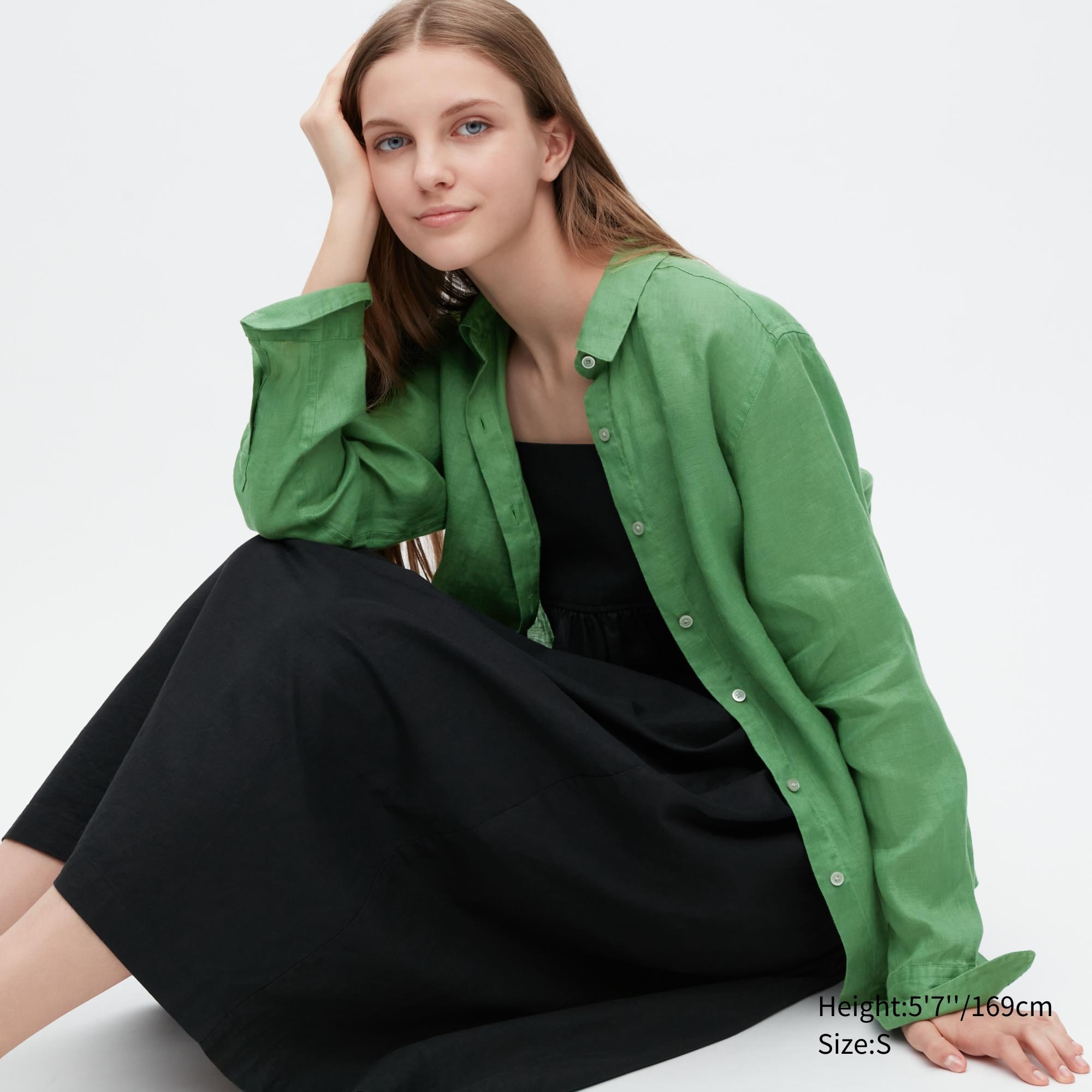 Рубашка женская UNIQLO 455749COL53 зеленая L (доставка из-за рубежа), Зеленый, 455749COL53
Рубашка женская UNIQLO 455749COL53 зеленая L (доставка из-за рубежа), Зеленый, 455749COL53