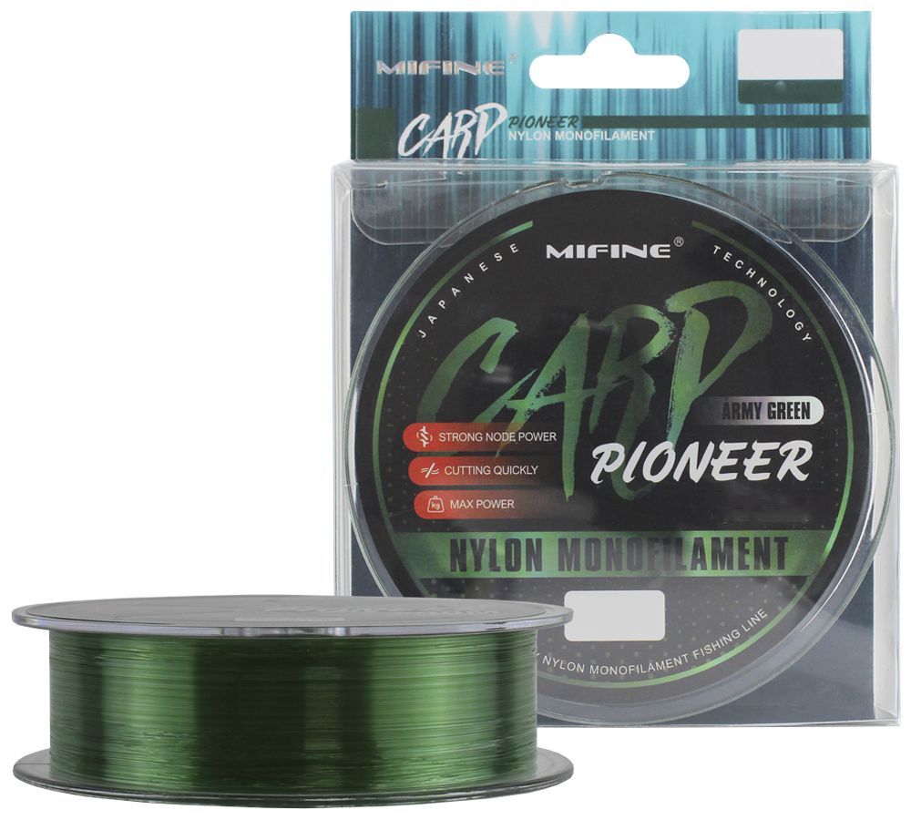 Леска рыболовная MIFINE CARP PIONEER (1300м) (0,40мм) (10,6кг/24lb), для карпа, Разноцветный, GAB25
Леска рыболовная MIFINE CARP PIONEER (1300м) (0,40мм) (10,6кг/24lb), для карпа, Разноцветный, GAB25