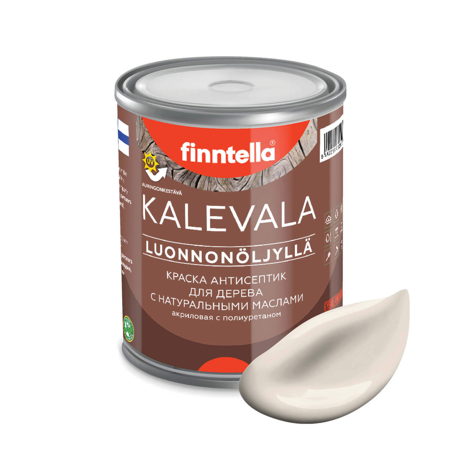 Краска для дерева и деревянных фасадов FINNTELLA KALEVALA, с натуральным маслом и полиурет, Бежевый, KALEVALA NLC
Краска для дерева и деревянных фасадов FINNTELLA KALEVALA, с натуральным маслом и полиурет, Бежевый, KALEVALA NLC