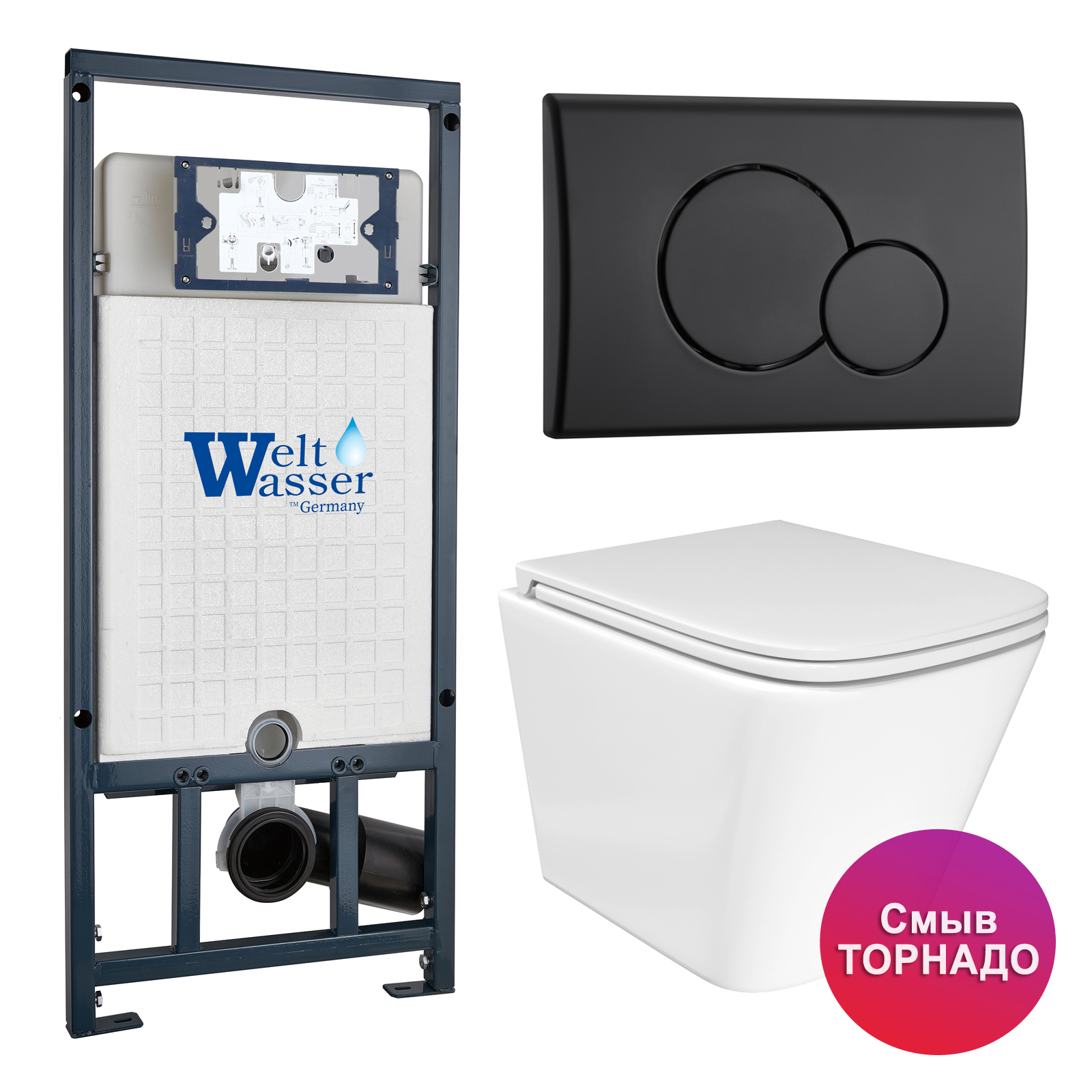 Инсталляция Weltwasser Mar 507 + кнопка Mar 507 RD MT-BL черная + Verna T JK3031025 унитаз, Marberg JKS303507RMB
Инсталляция Weltwasser Mar 507 + кнопка Mar 507 RD MT-BL черная + Verna T JK3031025 унитаз, Marberg JKS303507RMB