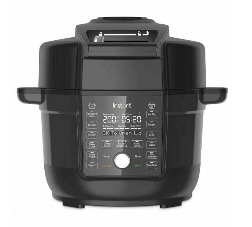 Мультиварка-скороварка Instant Duo Crisp Ultimate Lid 6.2 черный, Duo Crisp Ultimate Lid 6.2
Мультиварка-скороварка Instant Duo Crisp Ultimate Lid 6.2 черный, Duo Crisp Ultimate Lid 6.2