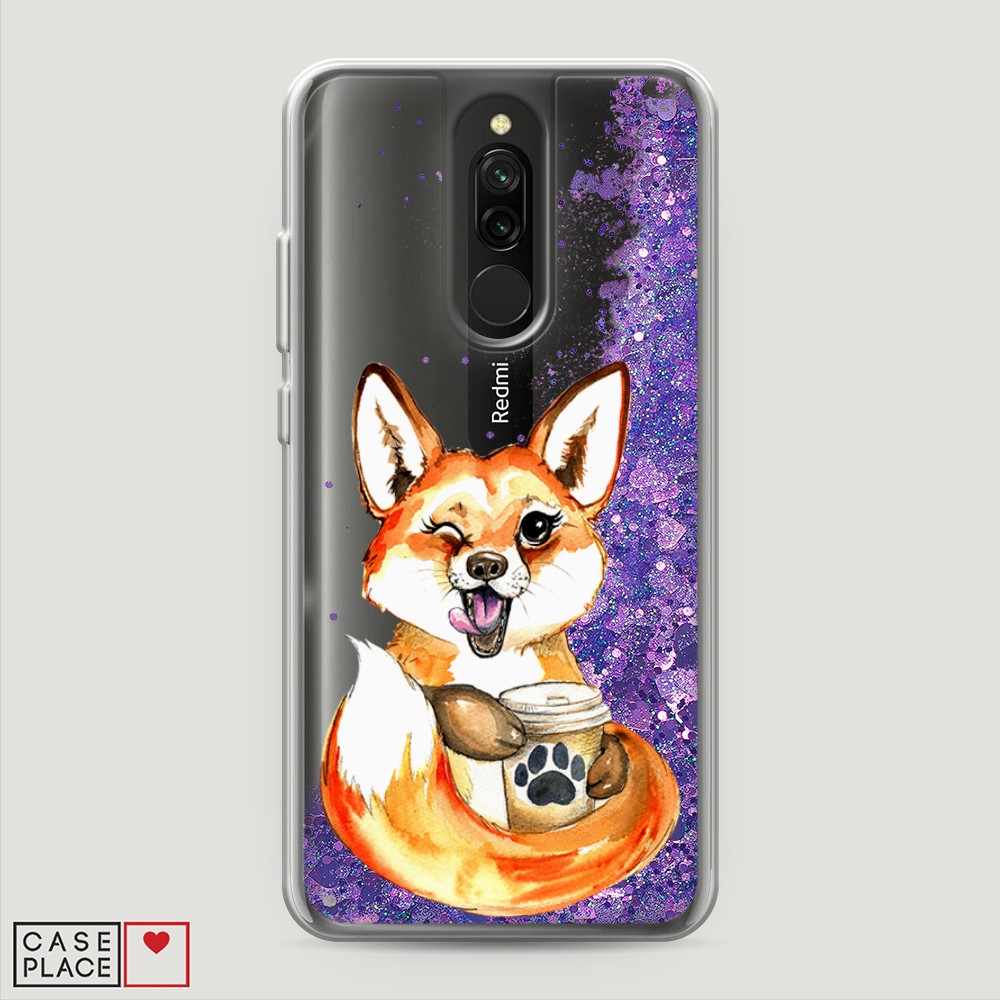 Чехол Awog на Xiaomi Redmi 8 "Подмигивающая лиса с кофе", Разноцветный, 37192-1 
Чехол Awog на Xiaomi Redmi 8 "Подмигивающая лиса с кофе", Разноцветный, 37192-1