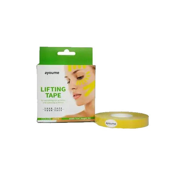 Ayoume Кинезио тейп для подтяжки лица Ayoume Kinesiology tape roll, желтый 1см х 5м, 2шт., 8806358545093
Ayoume Кинезио тейп для подтяжки лица Ayoume Kinesiology tape roll, желтый 1см х 5м, 2шт., 8806358545093