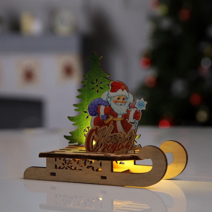 Новогодний светильник Luazon Lighting Сани с дедом морозом 9594167 белый теплый, Сани с дедом морозом
Новогодний светильник Luazon Lighting Сани с дедом морозом 9594167 белый теплый, Сани с дедом морозом