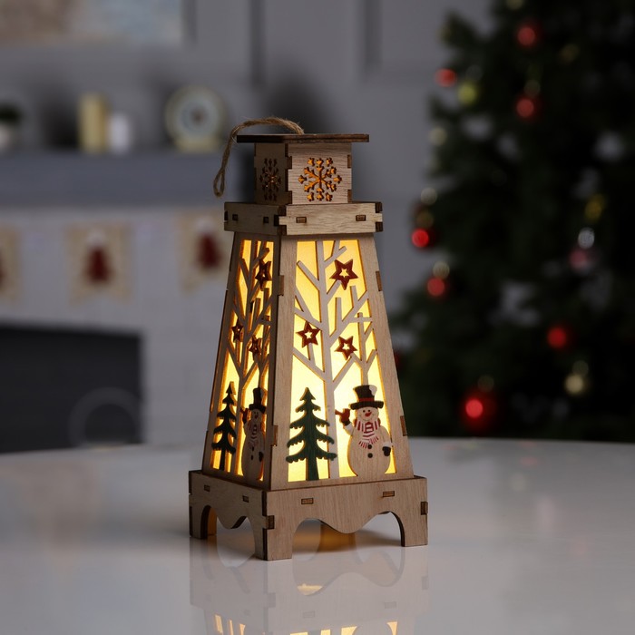 Елочная игрушка Luazon Lighting Снеговик в лесу 9594151 1 шт. бежевый, Снеговик в лесу
Елочная игрушка Luazon Lighting Снеговик в лесу 9594151 1 шт. бежевый, Снеговик в лесу