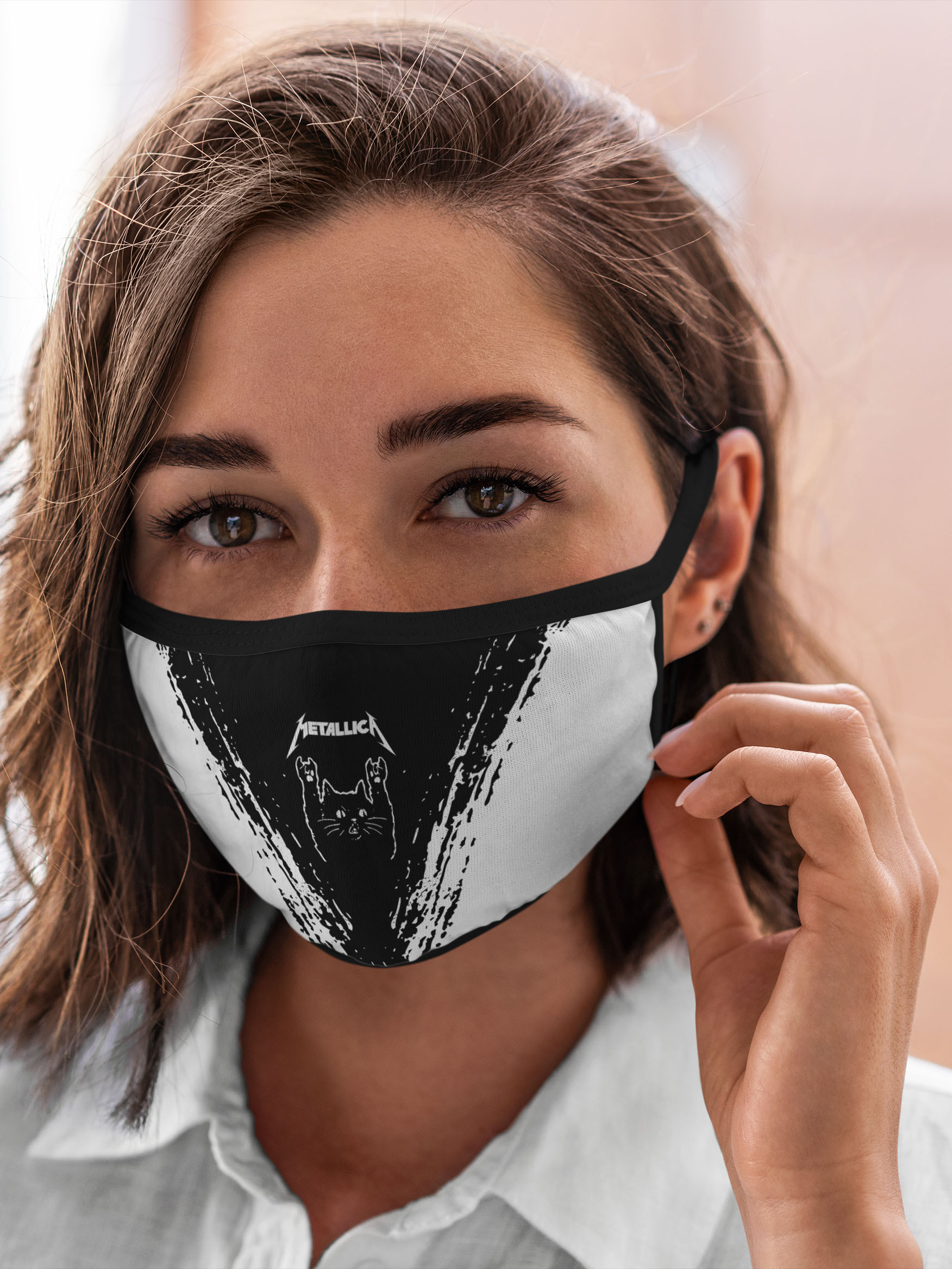 Многоразовая маска унисекс Burnettie Metallica Мяуталлика Meowtallica., Разноцветный, Metallica Мяуталлика Meowtallica.
Многоразовая маска унисекс Burnettie Metallica Мяуталлика Meowtallica., Разноцветный, Metallica Мяуталлика Meowtallica.