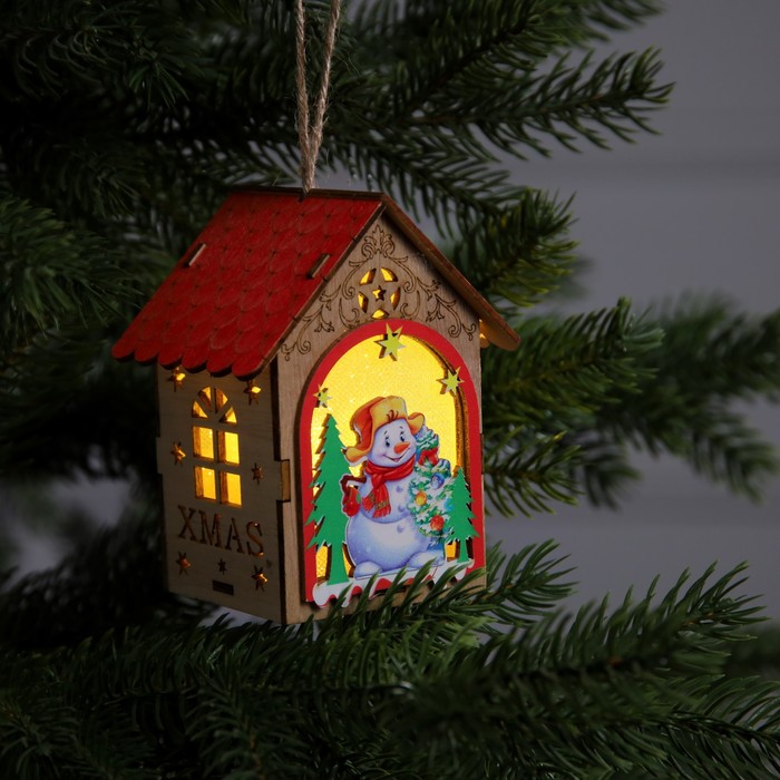 Елочная игрушка Luazon Lighting Домик со снеговиком свечение белое 9594179 1 шт. бежевый, Домик со снеговиком свечение тёплое белое
Елочная игрушка Luazon Lighting Домик со снеговиком свечение белое 9594179 1 шт. бежевый, Домик со снеговиком свечение тёплое белое