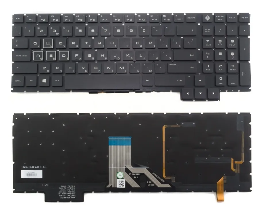 Клавиатура для ноутбука HP Omen 15-CE, 15-CE000, 15-CE020ca, 15-CE010CA, 15-CE0US, 15T-CE
Клавиатура для ноутбука HP Omen 15-CE, 15-CE000, 15-CE020ca, 15-CE010CA, 15-CE0US, 15T-CE