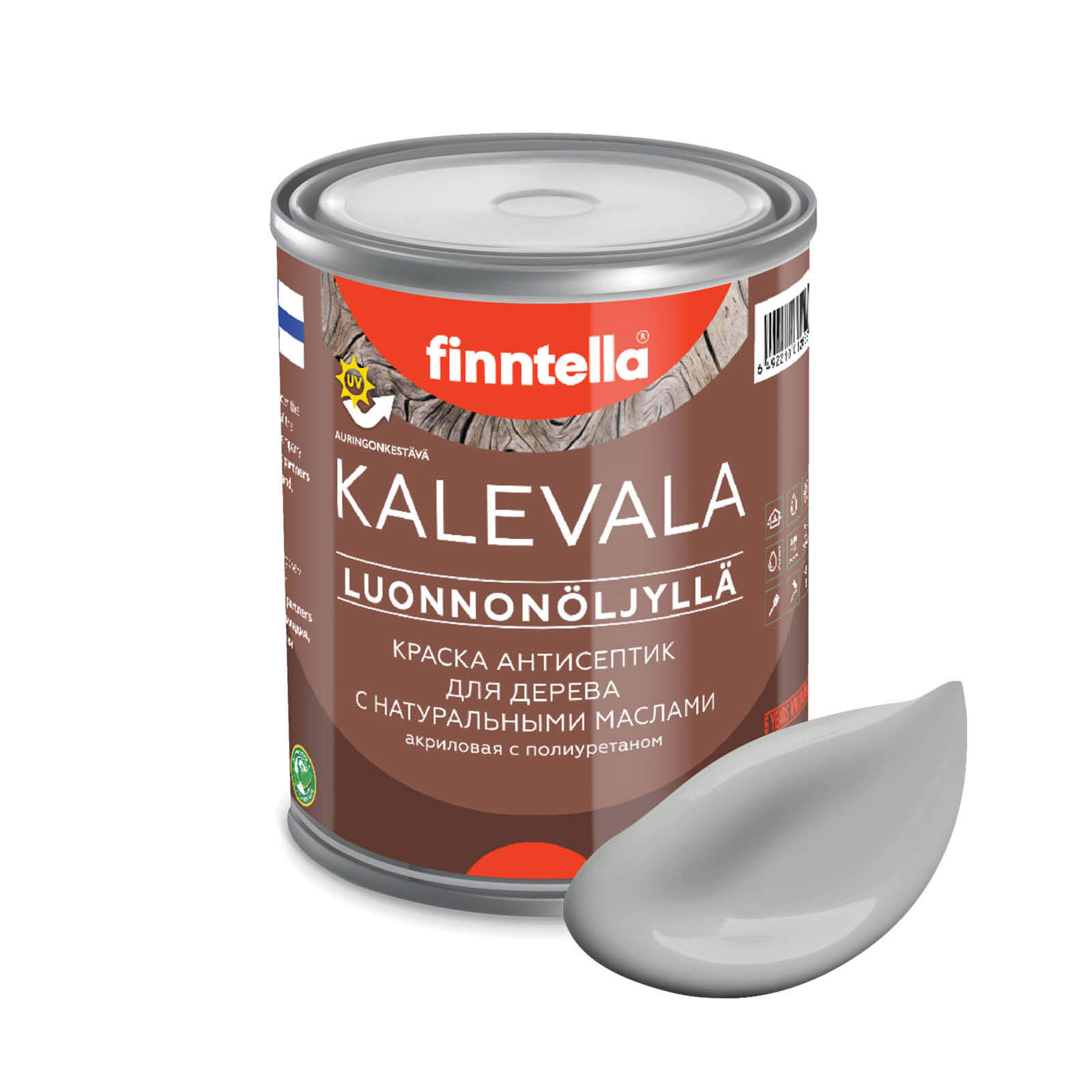 Краска для дерева и деревянных фасадов FINNTELLA KALEVALA, с натуральным маслом и полиурет, Серый, KALEVALA NLC
Краска для дерева и деревянных фасадов FINNTELLA KALEVALA, с натуральным маслом и полиурет, Серый, KALEVALA NLC