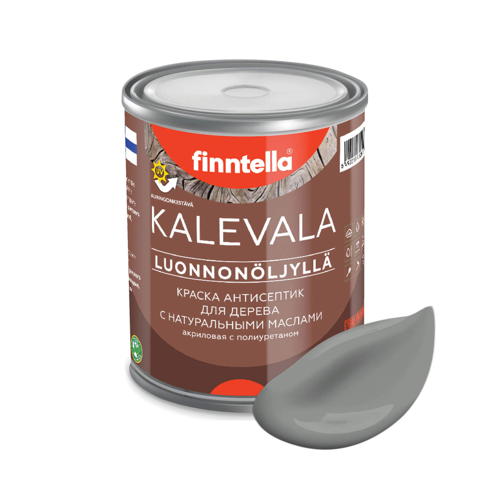 Краска для дерева и деревянных фасадов FINNTELLA KALEVALA, с натуральным маслом и полиурет, Серый, KALEVALA NLC
Краска для дерева и деревянных фасадов FINNTELLA KALEVALA, с натуральным маслом и полиурет, Серый, KALEVALA NLC