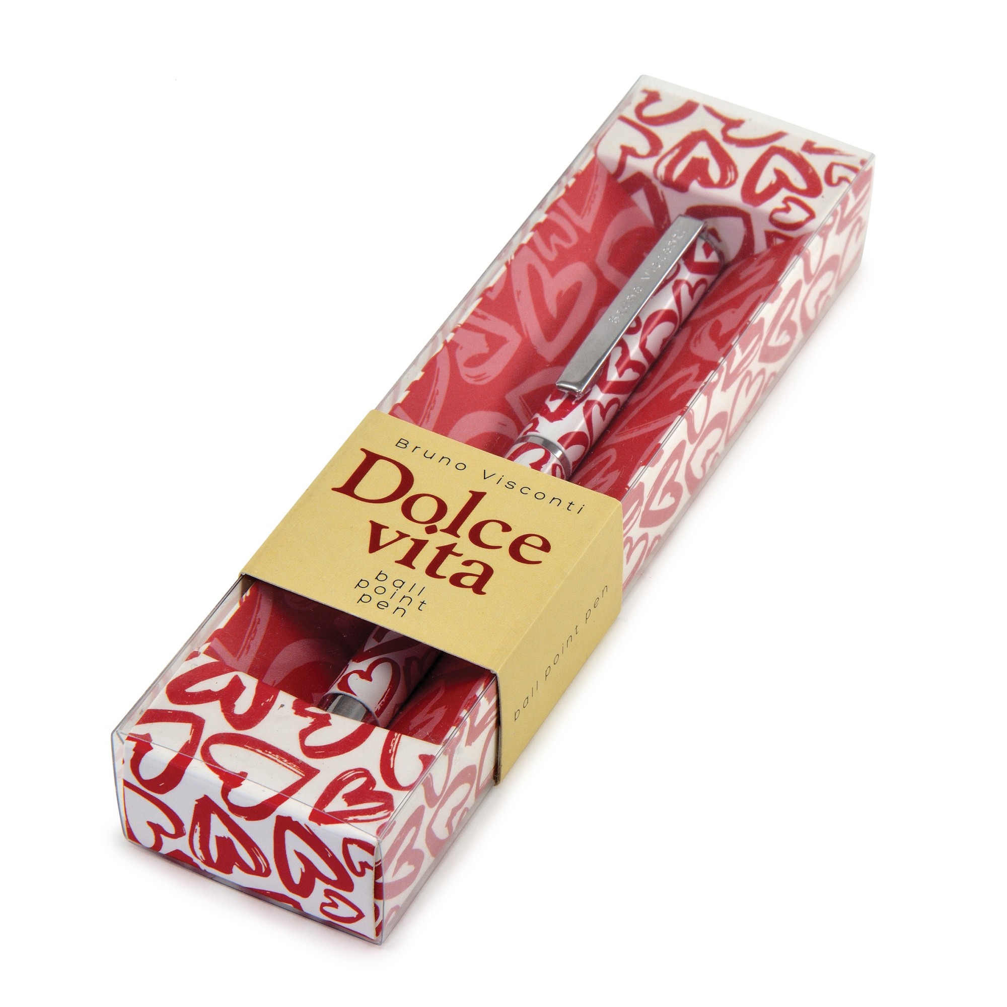 Ручка шариковая Bruno Visconti Dolce Vita Сердечки Красное 20-0252/03, синяя, 0,7 мм, 1 шт, 20-0252/03
Ручка шариковая Bruno Visconti Dolce Vita Сердечки Красное 20-0252/03, синяя, 0,7 мм, 1 шт, 20-0252/03