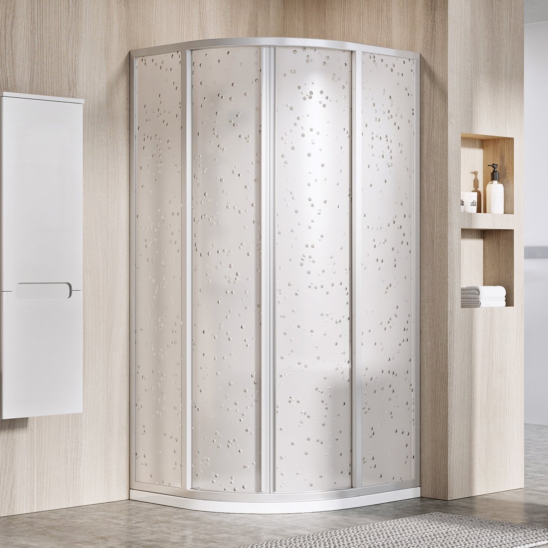 Душевой уголок Ravak Supernova SKCP4-90 90x90 3117OU0211 Сатин витраж пластик Pearl, Supernova
Душевой уголок Ravak Supernova SKCP4-90 90x90 3117OU0211 Сатин витраж пластик Pearl, Supernova