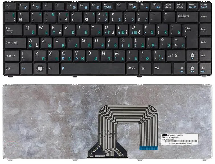 Клавиатура для ноутбука Asus N20, N20A, N20H Series, p/n: NSK-UB00R, 9J.N0Z82.00R, Черная
Клавиатура для ноутбука Asus N20, N20A, N20H Series, p/n: NSK-UB00R, 9J.N0Z82.00R, Черная