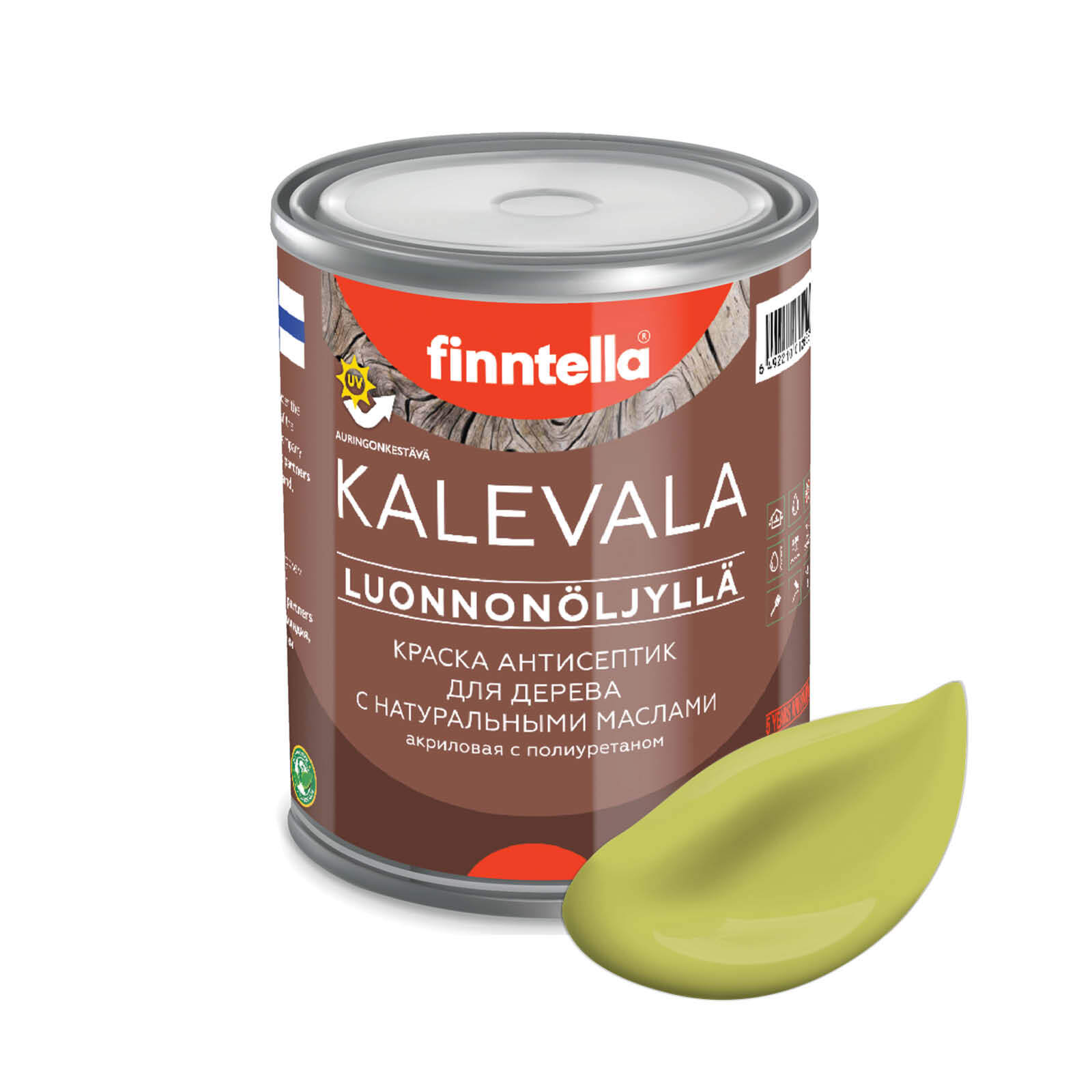 Краска для дерева и деревянных фасадов FINNTELLA KALEVALA, с натуральным маслом и полиурет, Зеленый, KALEVALA NLC
Краска для дерева и деревянных фасадов FINNTELLA KALEVALA, с натуральным маслом и полиурет, Зеленый, KALEVALA NLC