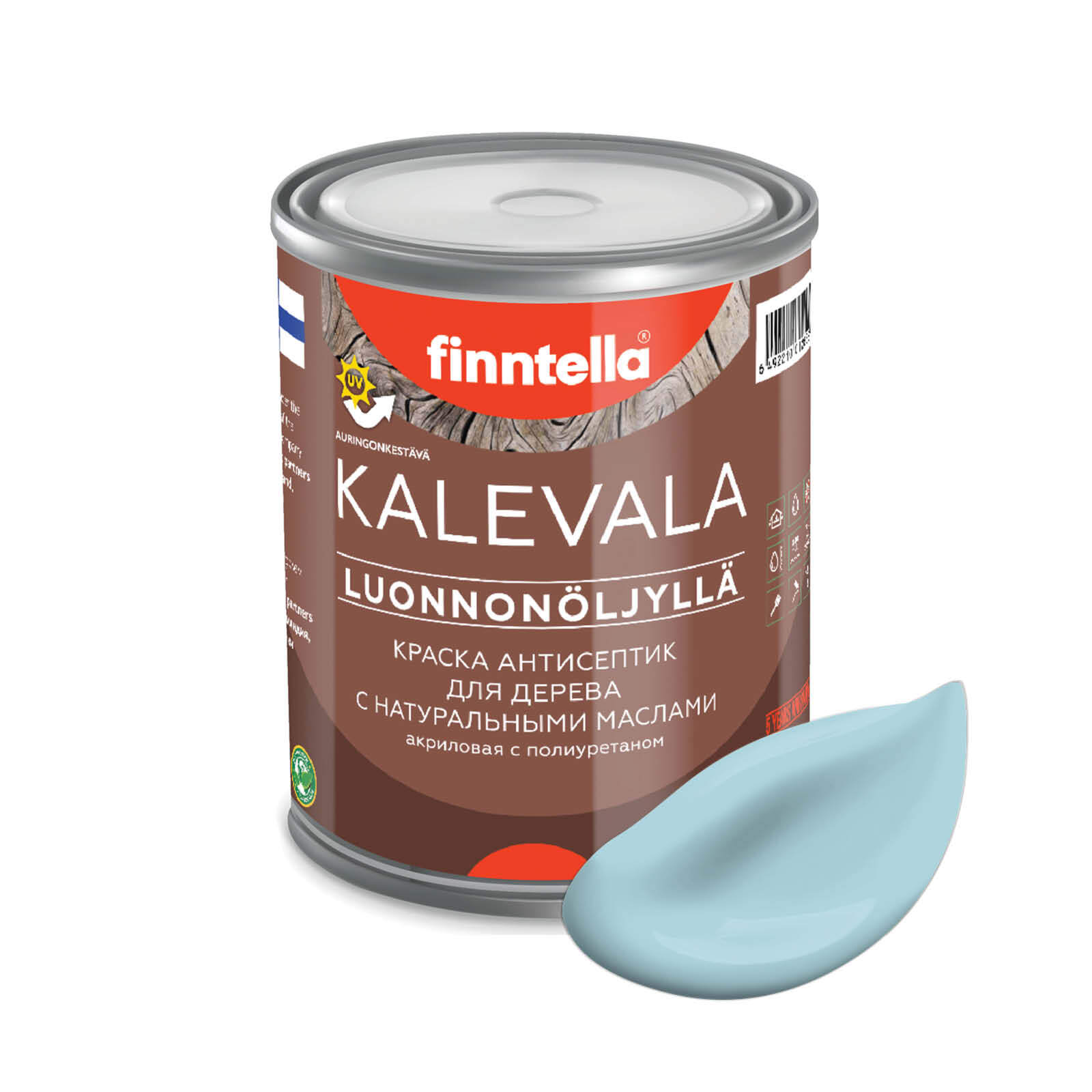 Краска для дерева и деревянных фасадов FINNTELLA KALEVALA, с натуральным маслом и полиурет, Голубой, KALEVALA NLC
Краска для дерева и деревянных фасадов FINNTELLA KALEVALA, с натуральным маслом и полиурет, Голубой, KALEVALA NLC