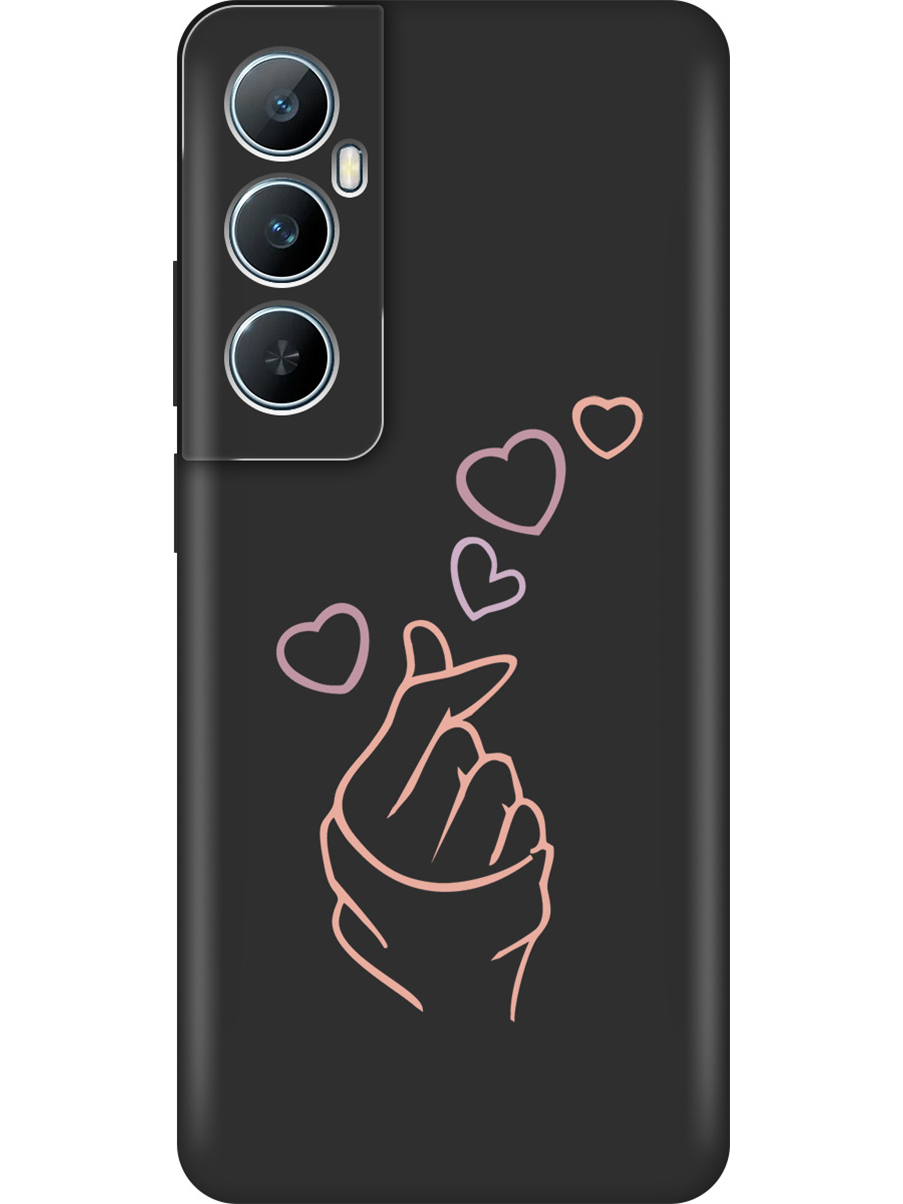 Силиконовый чехол на Realme C65 с принтом "Сердечко пальцами" матовый черный, Черный;прозрачный;розовый;фиолетовый, 783983891
Силиконовый чехол на Realme C65 с принтом "Сердечко пальцами" матовый черный, Черный;прозрачный;розовый;фиолетовый, 783983891