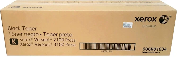 Тонер для лазерного принтера Xerox VERSANT 2100 D (006R01634) черный, оригинальный, VERSANT 2100 D
Тонер для лазерного принтера Xerox VERSANT 2100 D (006R01634) черный, оригинальный, VERSANT 2100 D