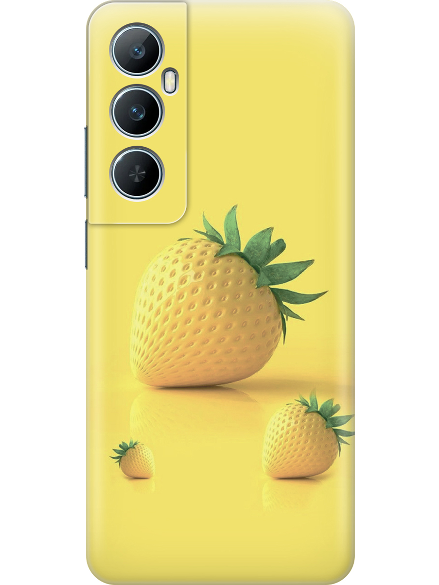 Силиконовый чехол на Realme C65 с принтом "Желтая клубника", Прозрачный;черный, 783983851
Силиконовый чехол на Realme C65 с принтом "Желтая клубника", Прозрачный;черный, 783983851