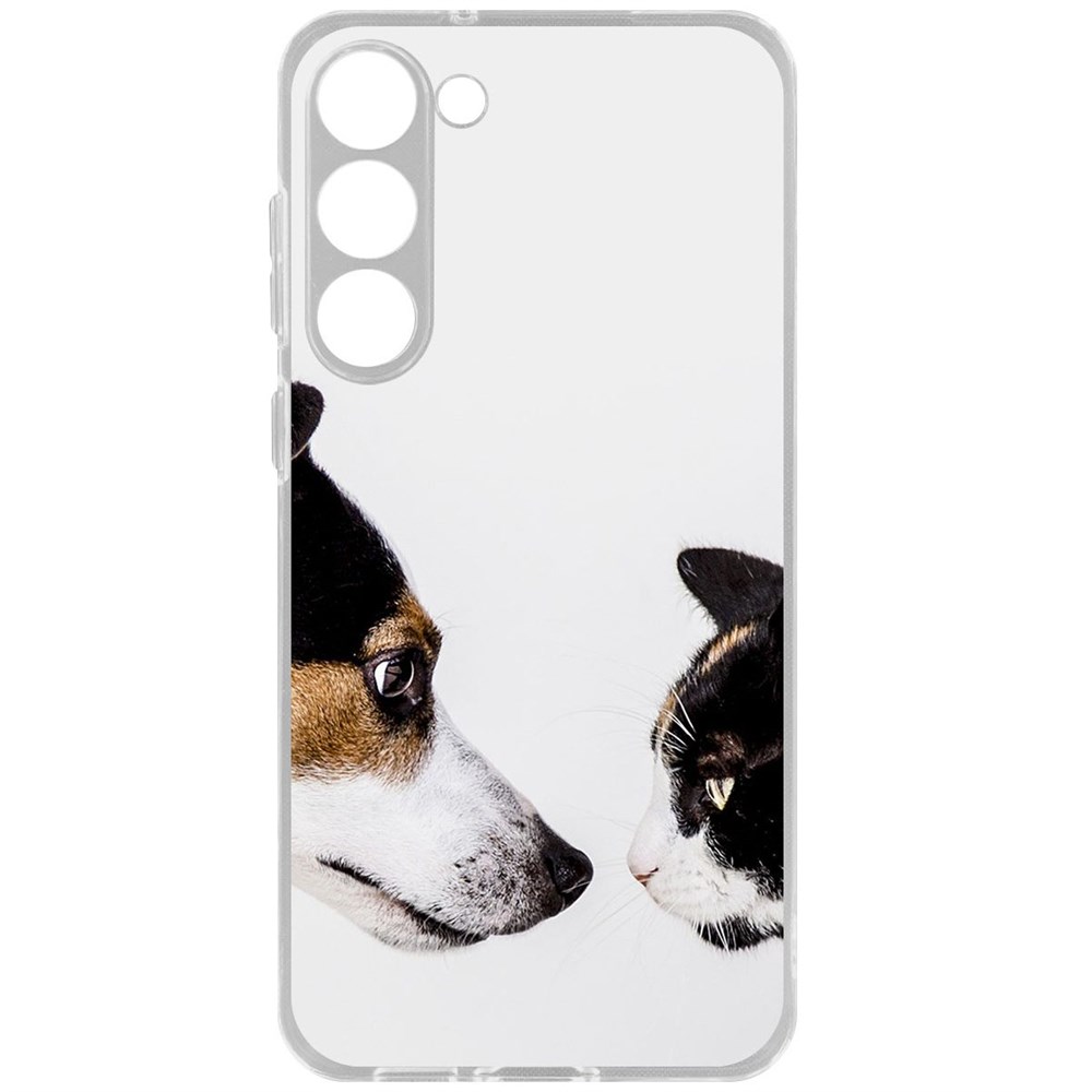 Чехол-накладка Krutoff Clear Case Собаки против кошек для Samsung Galaxy S23+, Прозрачный
Чехол-накладка Krutoff Clear Case Собаки против кошек для Samsung Galaxy S23+, Прозрачный
