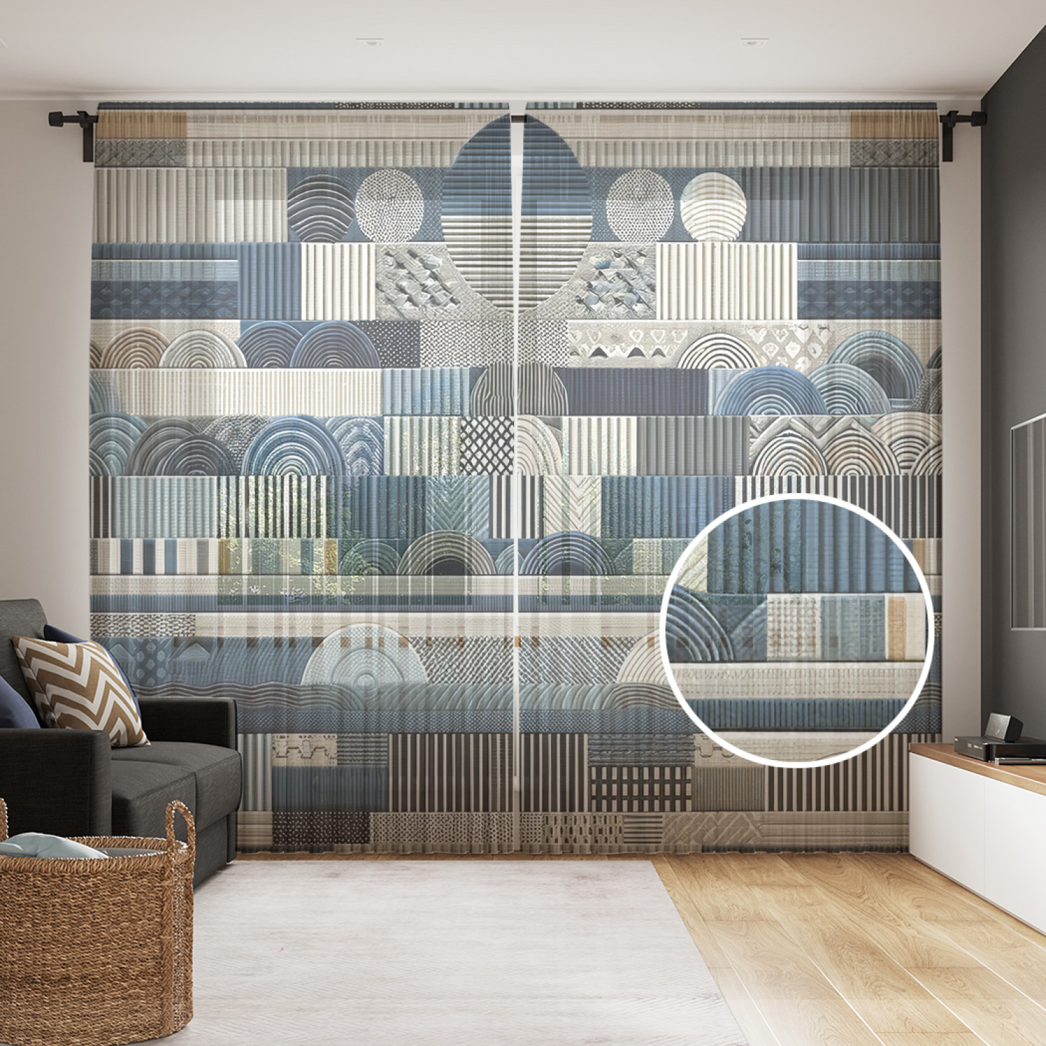 Тюль JoyArty Плиточная композиция 290x265, tul_sd1872_145x265 
Тюль JoyArty Плиточная композиция 290x265, tul_sd1872_145x265