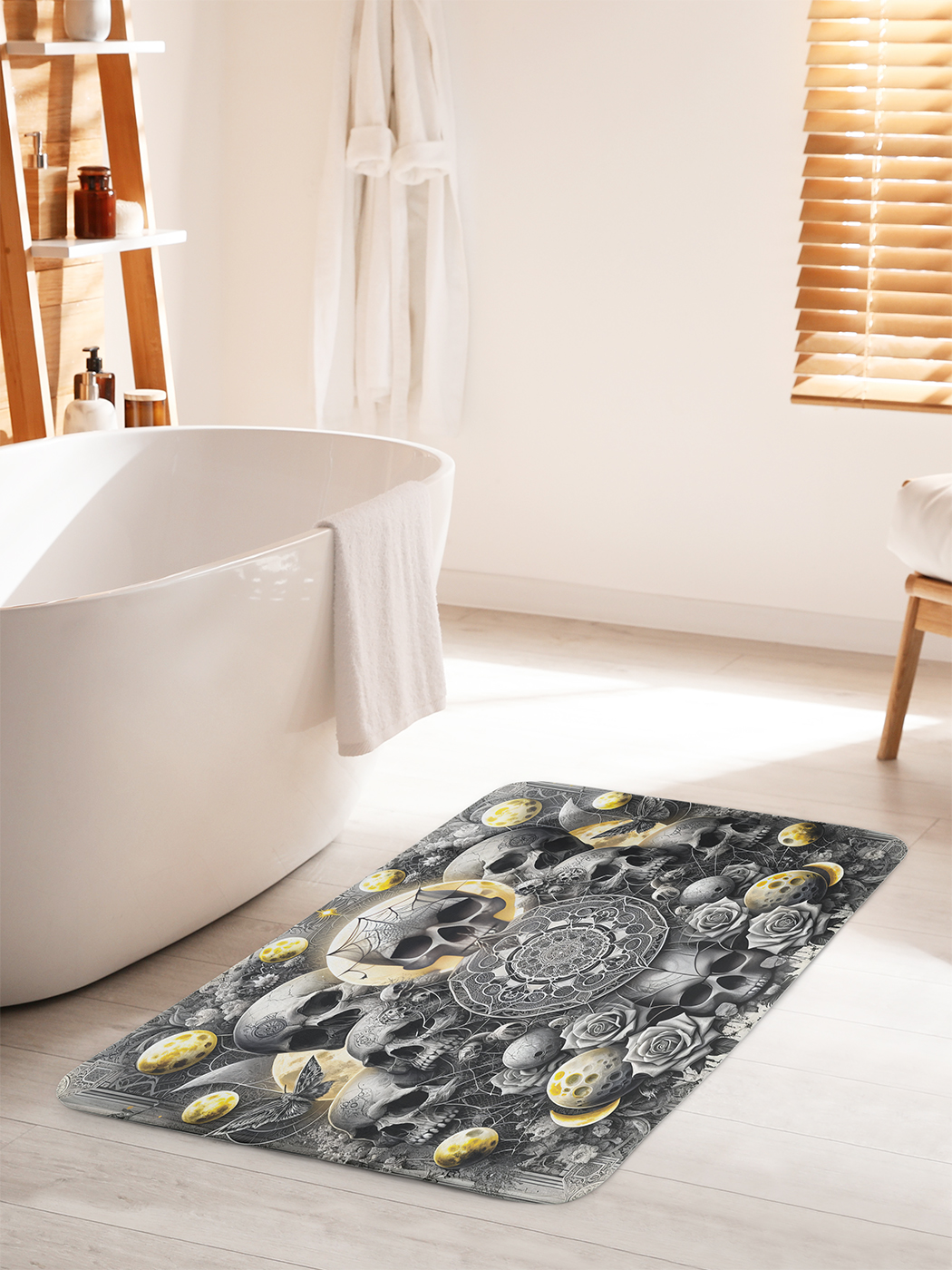 Коврик для ванной туалета душа JoyArty "Черепа в лунном свете", bath_sd1454_60x100
Коврик для ванной туалета душа JoyArty "Черепа в лунном свете", bath_sd1454_60x100