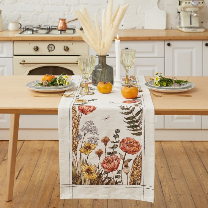 Дорожка на стол Этель Kitchen collection 40х149 см, 100% хл, репс 220 гм2, Разноцветный, Olives
Дорожка на стол Этель Kitchen collection 40х149 см, 100% хл, репс 220 гм2, Разноцветный, Olives