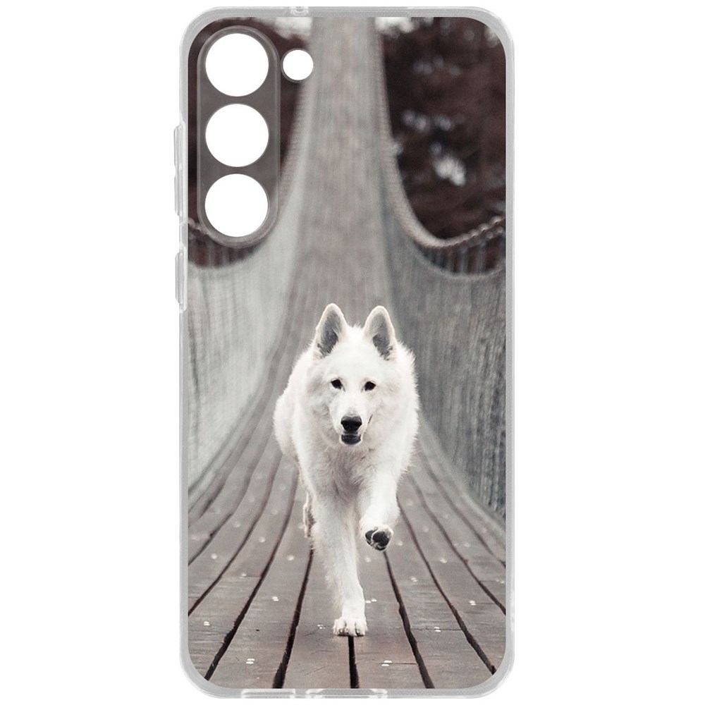 Чехол-накладка Krutoff Clear Case Пес на мосту для Samsung Galaxy S23+, Прозрачный
Чехол-накладка Krutoff Clear Case Пес на мосту для Samsung Galaxy S23+, Прозрачный