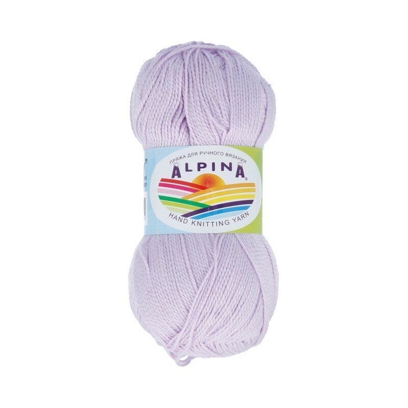 Пряжа Alpina Holly 10 шт. по 50 г 100% мерсеризованный хлопок 200 м №624 св.сиреневый, "HOLLY"
Пряжа Alpina Holly 10 шт. по 50 г 100% мерсеризованный хлопок 200 м №624 св.сиреневый, "HOLLY"