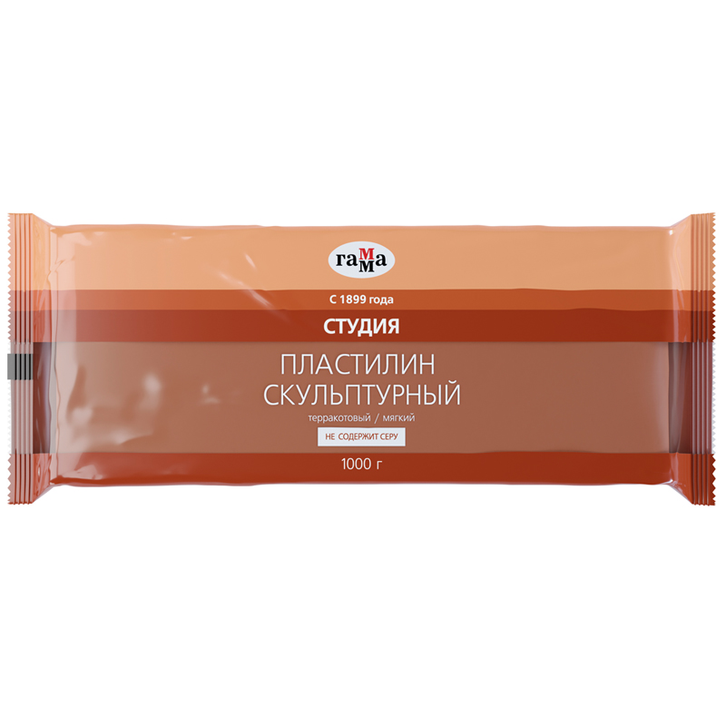 Пластилин скульптурный Гамма "Студия", терракотовый, мягкий, 1кг (2.80.Е100.004.3), 5шт., Коричневый
Пластилин скульптурный Гамма "Студия", терракотовый, мягкий, 1кг (2.80.Е100.004.3), 5шт., Коричневый