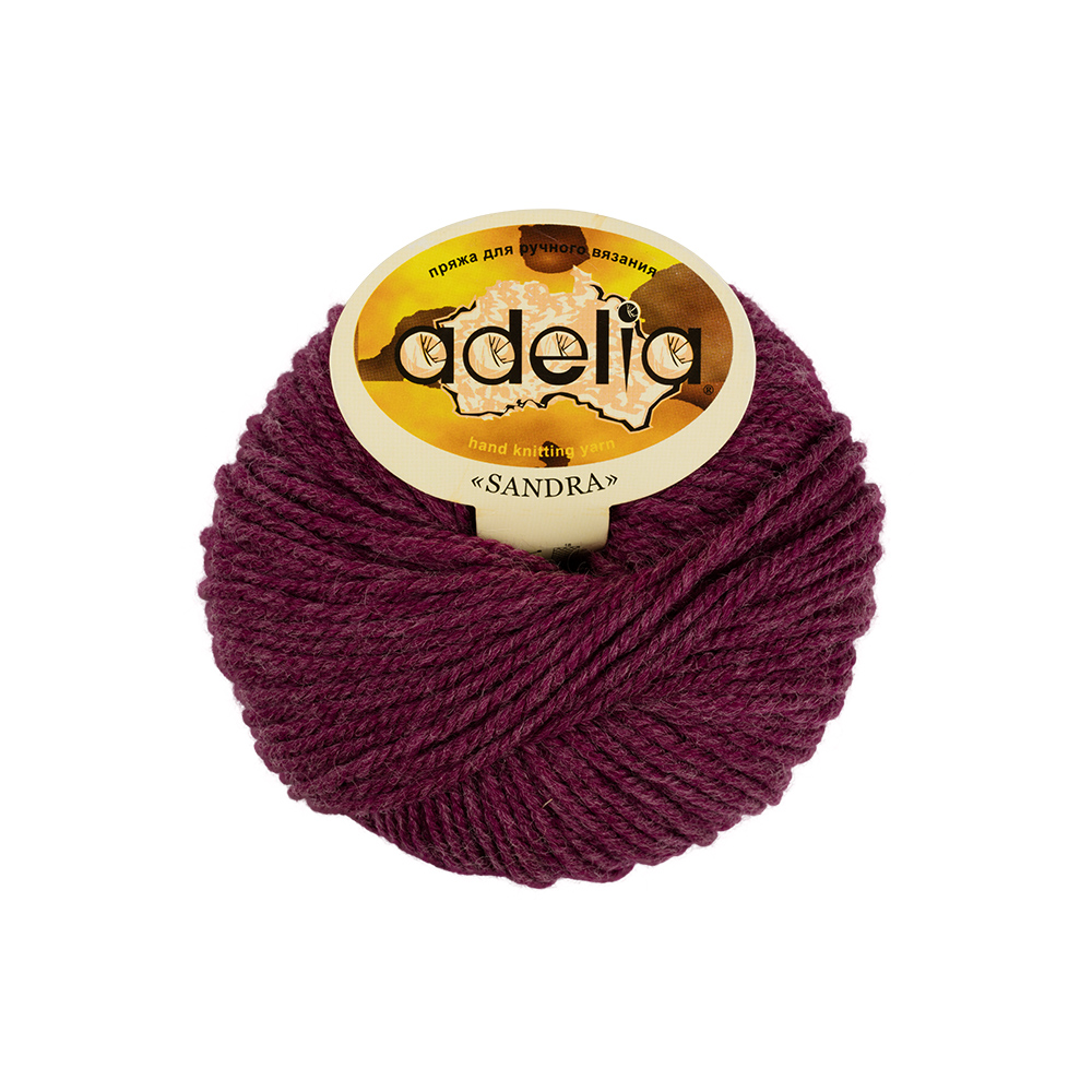 Пряжа Adelia Sandra, 10 шт. по 50 г, 50% шерсть, 50% акрил, 90 м №09 т.пурпурный, Фиолетовый, SANDRA
Пряжа Adelia Sandra, 10 шт. по 50 г, 50% шерсть, 50% акрил, 90 м №09 т.пурпурный, Фиолетовый, SANDRA