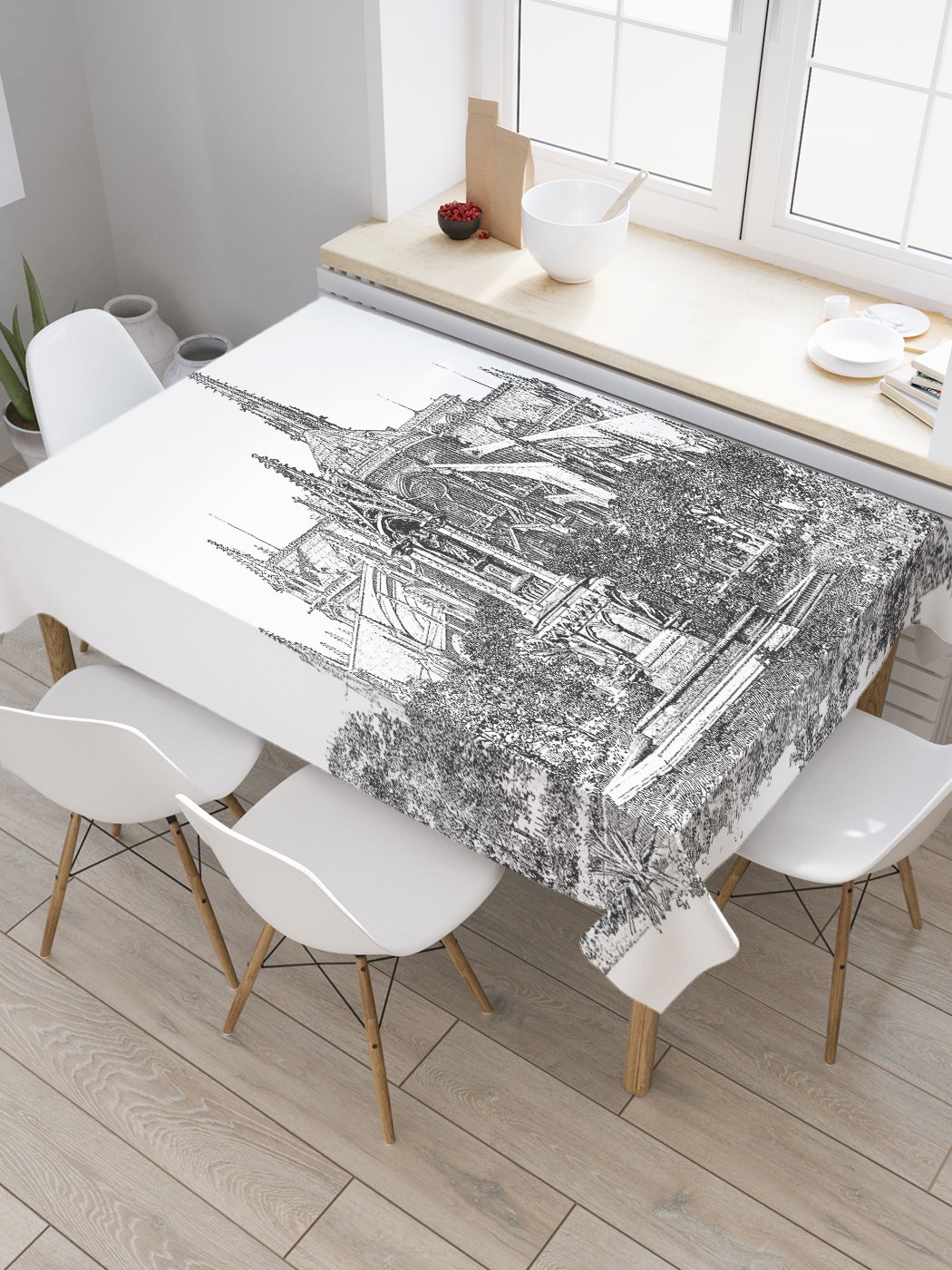 Скатерть прямоугольная JoyArty "Собор Парижской Богоматери" из сатена, 120x145 см, Серый, Собор Парижской Богоматери
Скатерть прямоугольная JoyArty "Собор Парижской Богоматери" из сатена, 120x145 см, Серый, Собор Парижской Богоматери