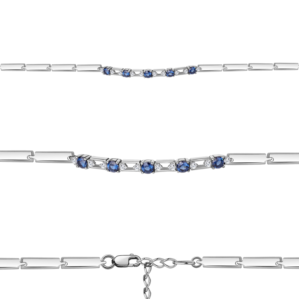 Браслет из серебра с фианитом Aquamarine Aquamarine 74669АБ_925_р р. 20, 74669АБ_925_р
Браслет из серебра с фианитом Aquamarine Aquamarine 74669АБ_925_р р. 20, 74669АБ_925_р