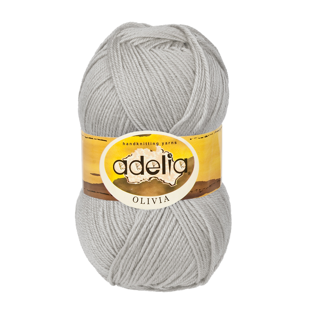Пряжа Adelia Olivia, 5 шт. по 100 г, набор, 60% акрил, 40% шерсть 250 м №21 св.серый, OLIVIA
Пряжа Adelia Olivia, 5 шт. по 100 г, набор, 60% акрил, 40% шерсть 250 м №21 св.серый, OLIVIA