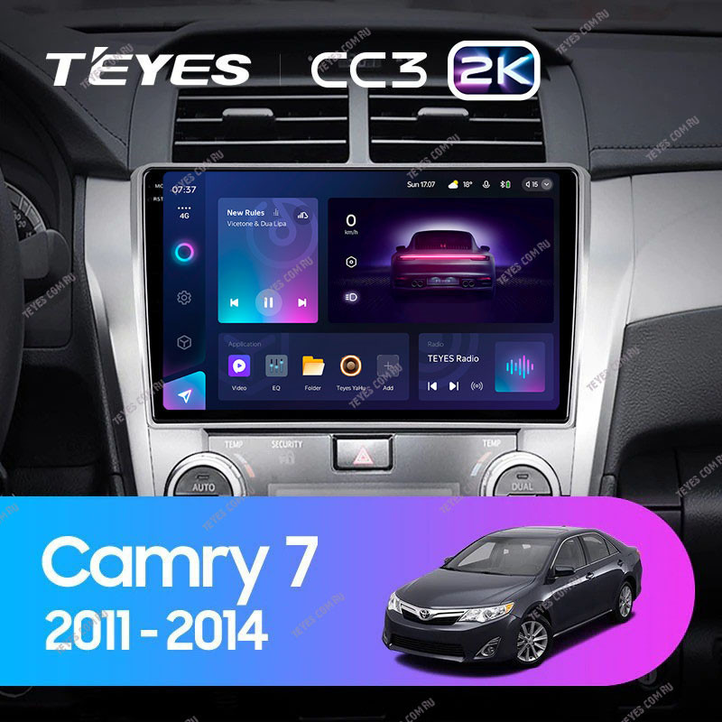 Штатная магнитола Teyes CC3 2K 6/128 Toyota Camry 7 XV 50 55 (2011-2014) Тип-B, CC3 2K
Штатная магнитола Teyes CC3 2K 6/128 Toyota Camry 7 XV 50 55 (2011-2014) Тип-B, CC3 2K