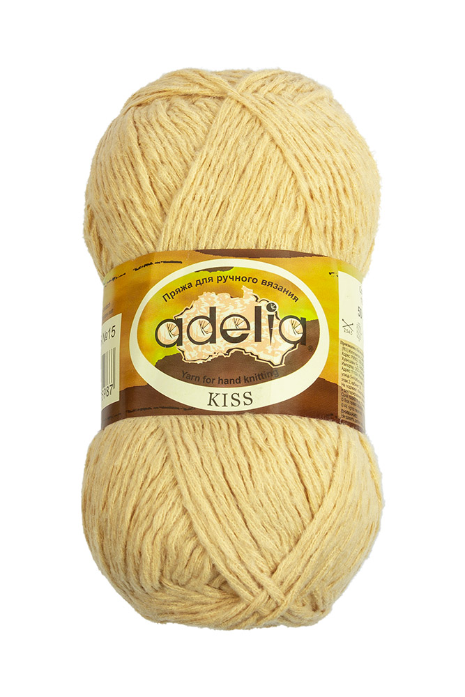 Пряжа Adelia Kiss, 10 шт. по 50 г., набор 100% полиэстер, 145 м №15 бежевый, KISS
Пряжа Adelia Kiss, 10 шт. по 50 г., набор 100% полиэстер, 145 м №15 бежевый, KISS