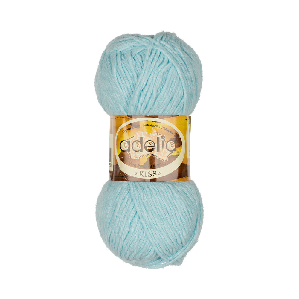 Пряжа Adelia Kiss, 10 шт. по 50 г., набор 100% полиэстер, 145 м №07 св.голубой, "KISS"
Пряжа Adelia Kiss, 10 шт. по 50 г., набор 100% полиэстер, 145 м №07 св.голубой, "KISS"