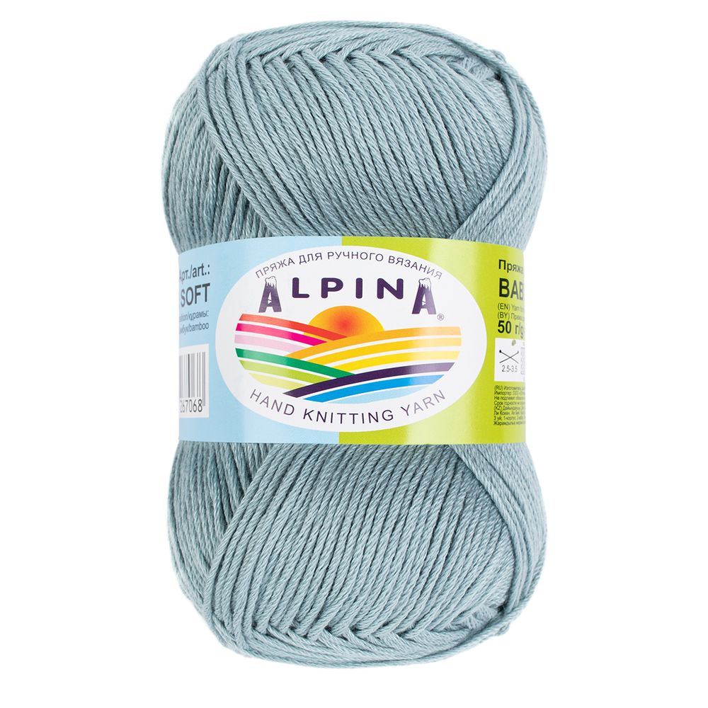 Пряжа Alpina Тон 14, Мятный, 50% хлопок, 50% бамбук, 10 шт по 50 г, 150+-10 м, Зеленый, Тон 14, Мятный, 50% хлопок, 50% бамбук, 10 шт по 50 г, 150+-10 м
Пряжа Alpina Тон 14, Мятный, 50% хлопок, 50% бамбук, 10 шт по 50 г, 150+-10 м, Зеленый, Тон 14, Мятный, 50% хлопок, 50% бамбук, 10 шт по 50 г, 150+-10 м