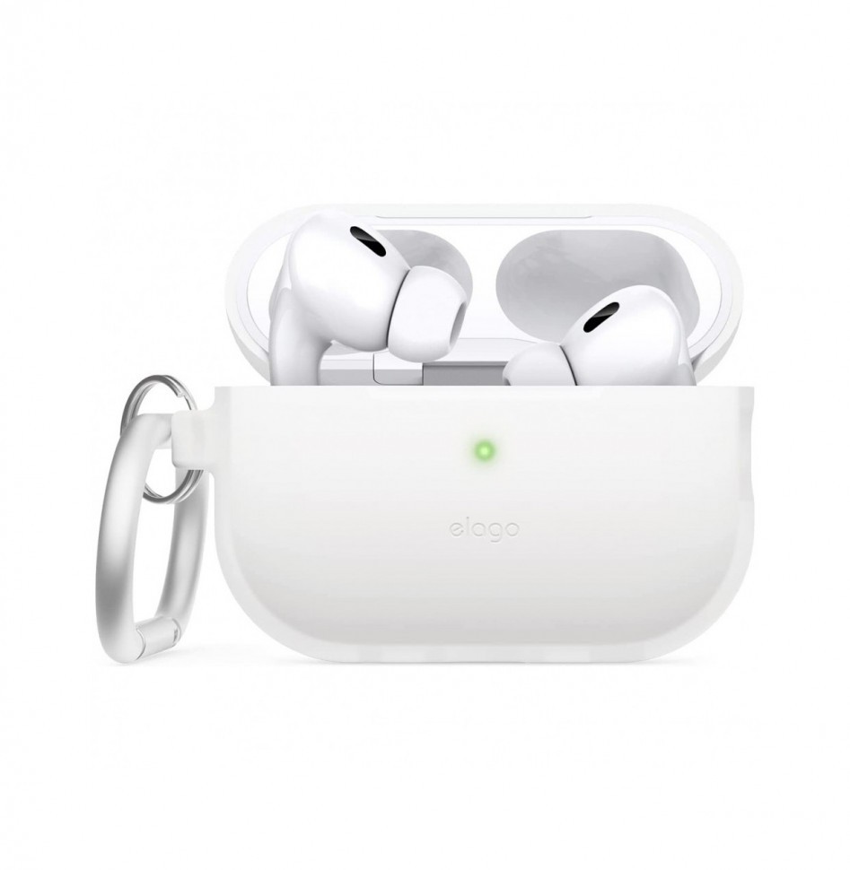 Чехол с карабином Elago Silicone Hang case для AirPods Pro 2, Nightglow blue, Белый, Silicone Hang case
Чехол с карабином Elago Silicone Hang case для AirPods Pro 2, Nightglow blue, Белый, Silicone Hang case