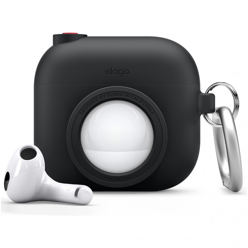 Чехол с карабином Elago Unique AT Snapshot Hang caseдля AirPods 3, Черный, Unique AT Snapshot Silicone hang case
Чехол с карабином Elago Unique AT Snapshot Hang caseдля AirPods 3, Черный, Unique AT Snapshot Silicone hang case