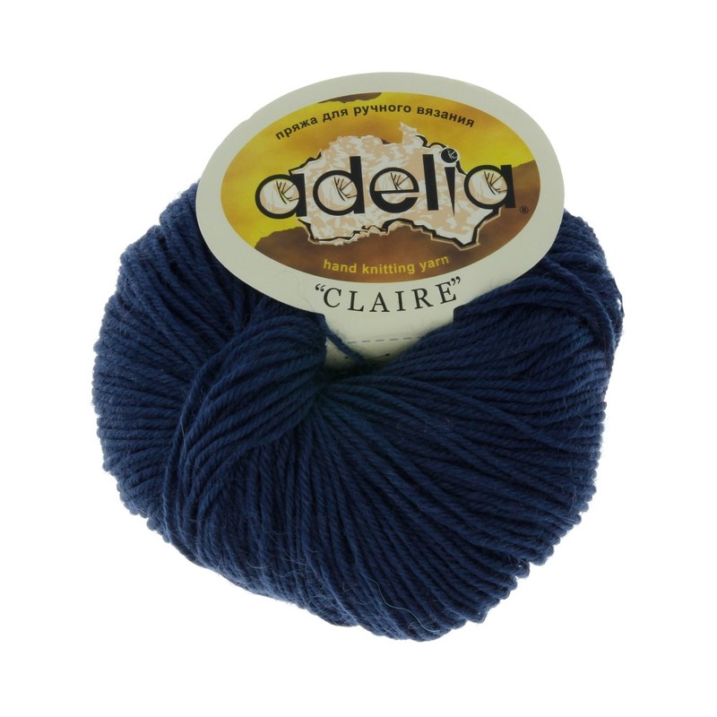 Пряжа Adelia Claire, 10 шт. по 50 г. набор, 50% шерсть, 50% акрил 138 м №310 джинсовый, Синий, "CLAIRE"
Пряжа Adelia Claire, 10 шт. по 50 г. набор, 50% шерсть, 50% акрил 138 м №310 джинсовый, Синий, "CLAIRE"