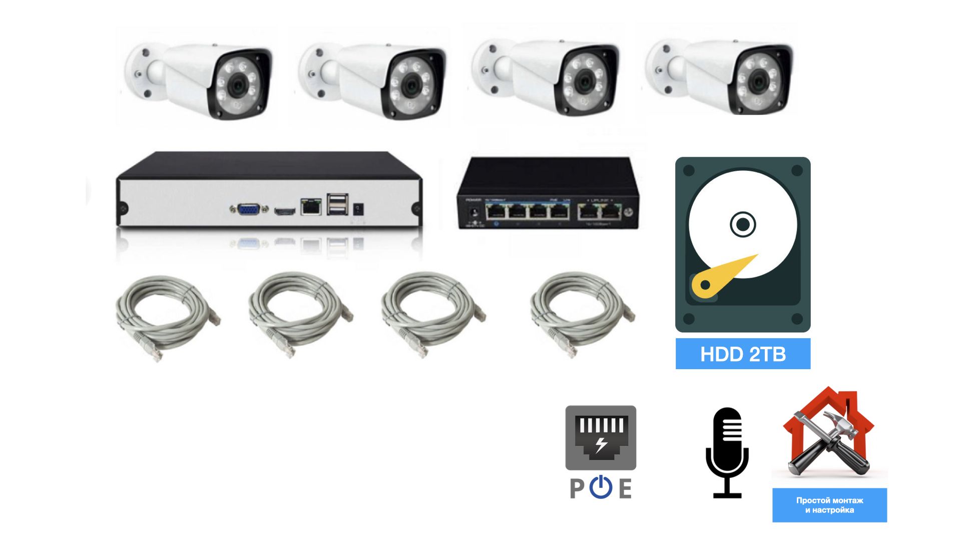 Полный IP POE комплект видеонаблюдения на 4 камеры (KIT4IPPOEIB5_HDD2TB), KIT4IPPOEIB5_HDD2TB_07016-2-2
Полный IP POE комплект видеонаблюдения на 4 камеры (KIT4IPPOEIB5_HDD2TB), KIT4IPPOEIB5_HDD2TB_07016-2-2