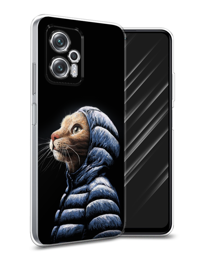 Чехол Awog на Poco X4 GT/Redmi Note 11T Pro/11T Pro Plus "Кот в капюшоне", Разноцветный, 315250-2
Чехол Awog на Poco X4 GT/Redmi Note 11T Pro/11T Pro Plus "Кот в капюшоне", Разноцветный, 315250-2
