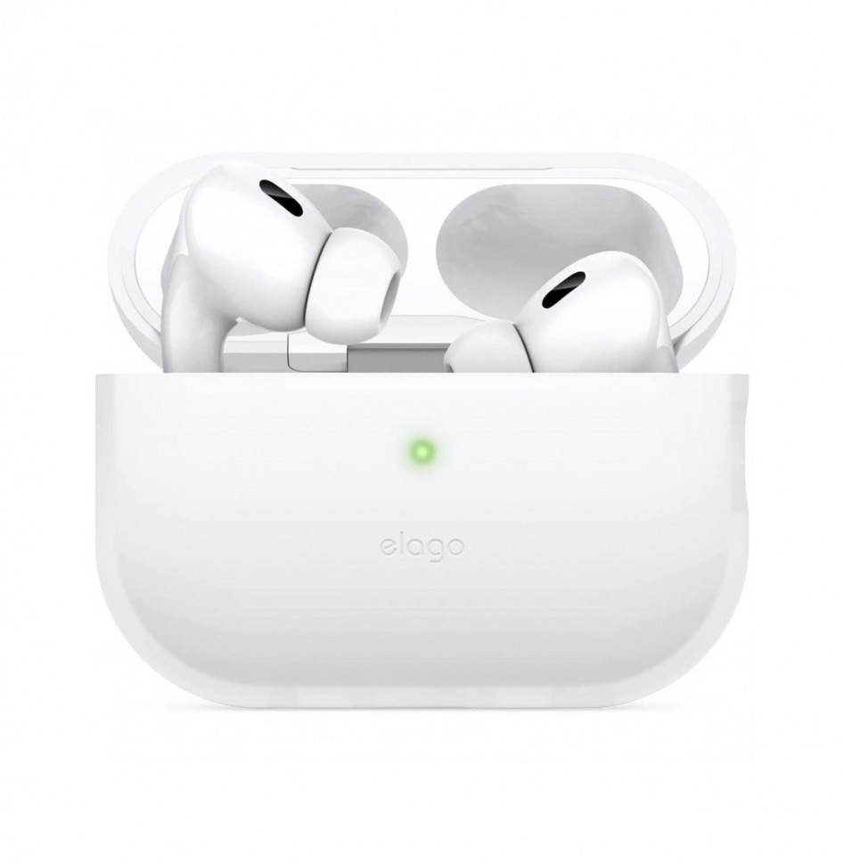 Чехол Elago Silicone case для AirPods Pro 2, Nightglow blue (EAPP2SC-BA-LUBL), Белый, Silicone case
Чехол Elago Silicone case для AirPods Pro 2, Nightglow blue (EAPP2SC-BA-LUBL), Белый, Silicone case