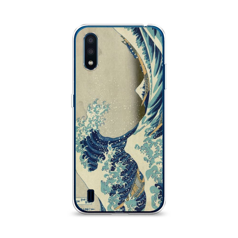 Чехол Awog на Samsung Galaxy M01 / Самсунг M01 "Большая волна в Канагаве", Серый;синий;голубой, 2101150-9
Чехол Awog на Samsung Galaxy M01 / Самсунг M01 "Большая волна в Канагаве", Серый;синий;голубой, 2101150-9