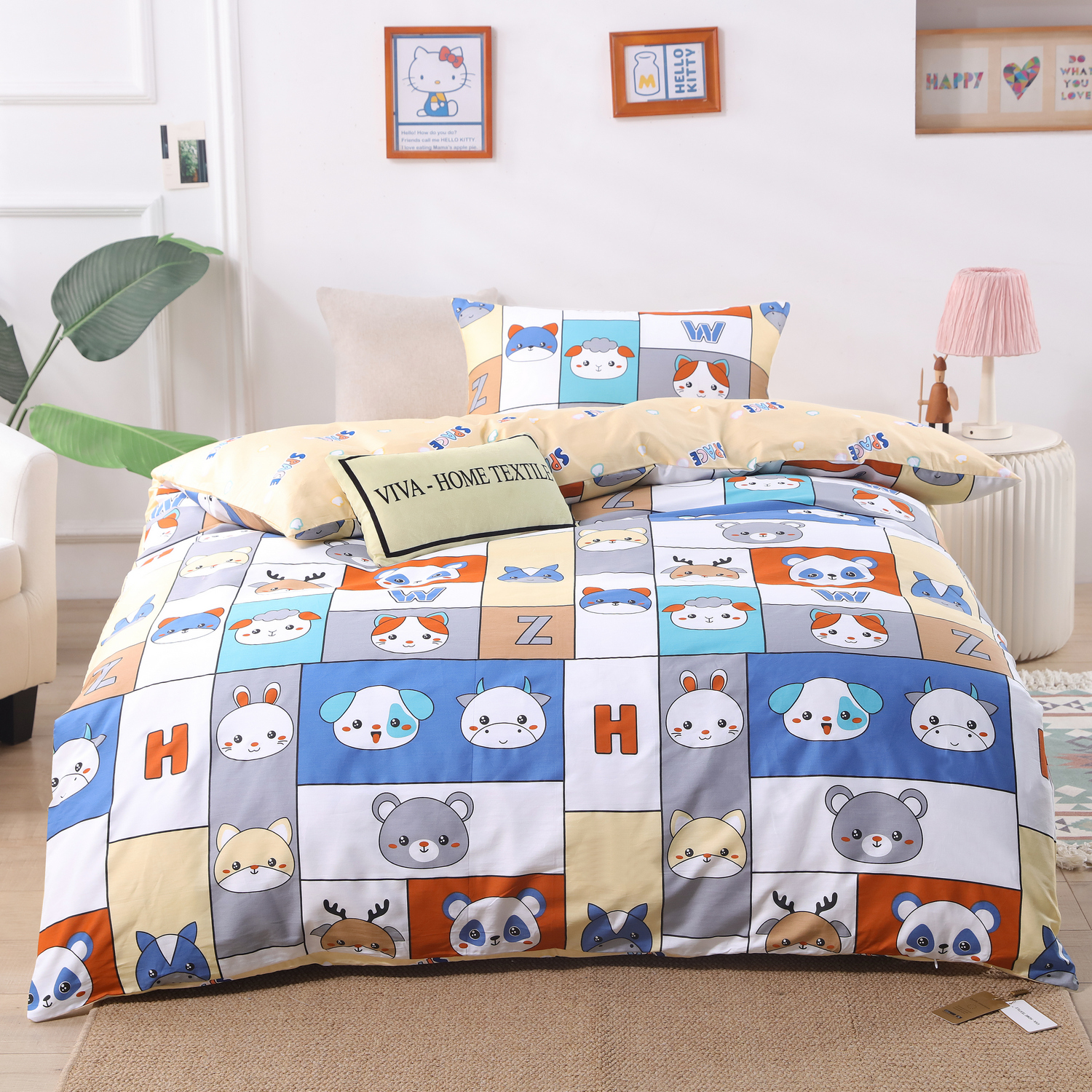 Комплект постельного белья на резинке Ситрейд Люкс KIDS 100% хлопок CDKR039 (1.5 спальный), CDKR039
Комплект постельного белья на резинке Ситрейд Люкс KIDS 100% хлопок CDKR039 (1.5 спальный), CDKR039