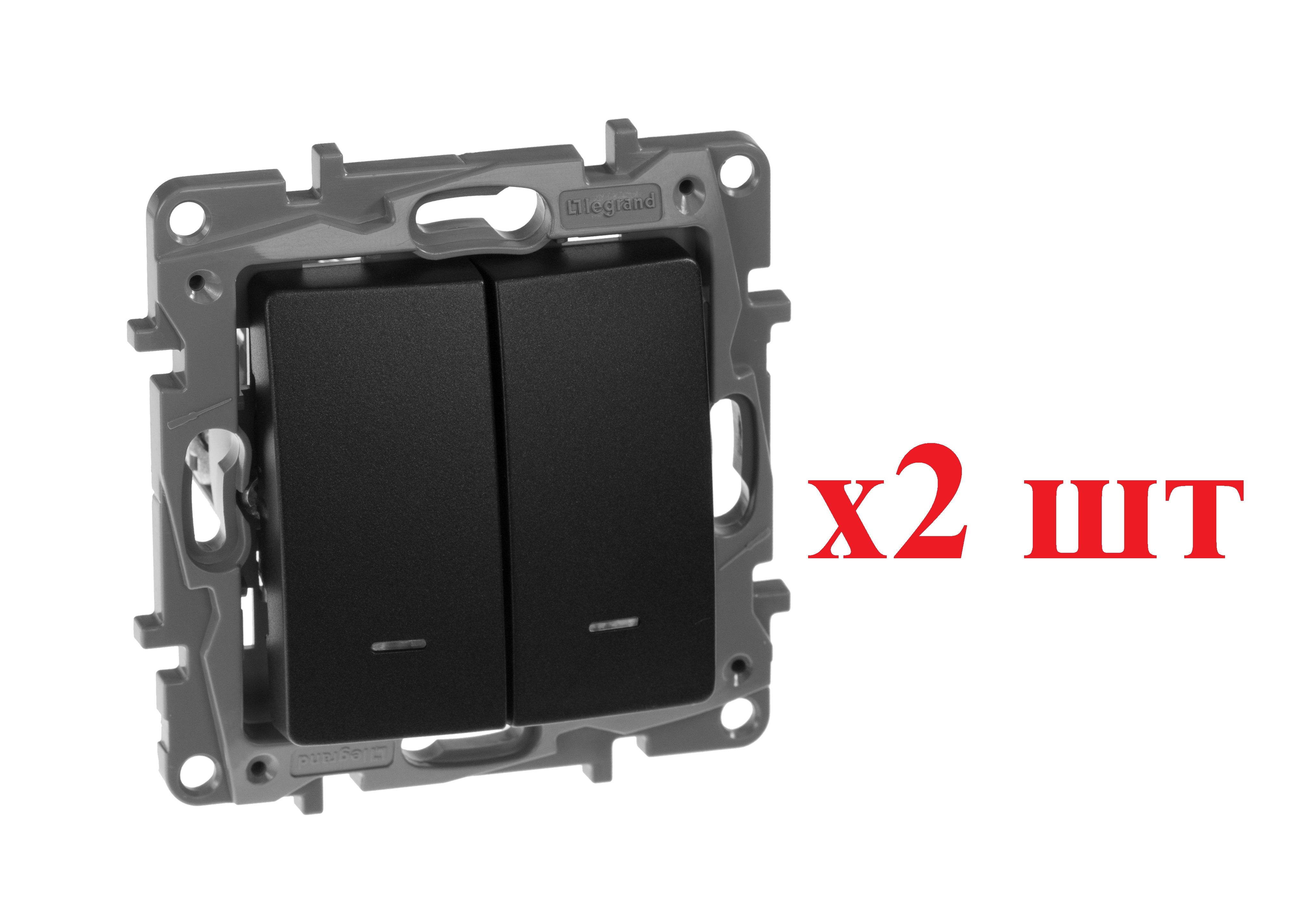 Legrand Etika Антрацит Выключатель 2-кл. с подсветкой, авт.клеммы, 10 AX, 250 В 6726042шт, Черный, Etika_Скрытый
Legrand Etika Антрацит Выключатель 2-кл. с подсветкой, авт.клеммы, 10 AX, 250 В 6726042шт, Черный, Etika_Скрытый