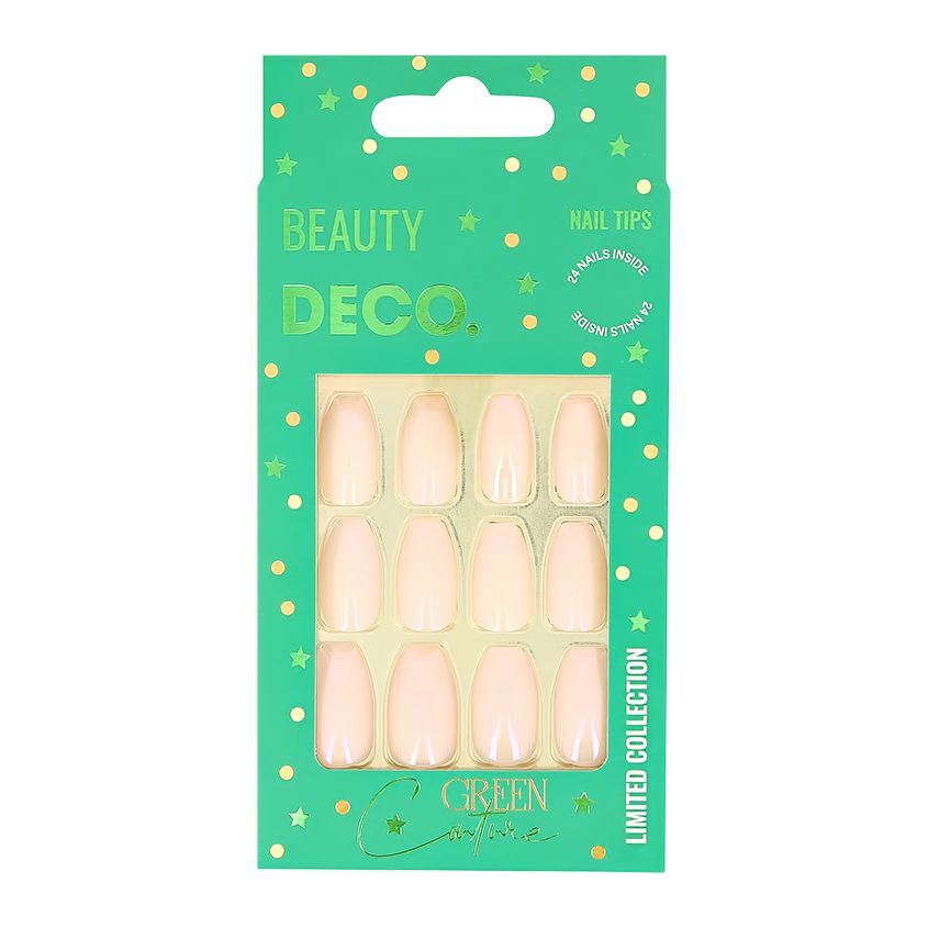 Набор накладных ногтей DECO. GREEN COUTURE vanilla souffle (24 шт + клеевые стикеры 24 шт), Бежевый, vanilla souffle
Набор накладных ногтей DECO. GREEN COUTURE vanilla souffle (24 шт + клеевые стикеры 24 шт), Бежевый, vanilla souffle