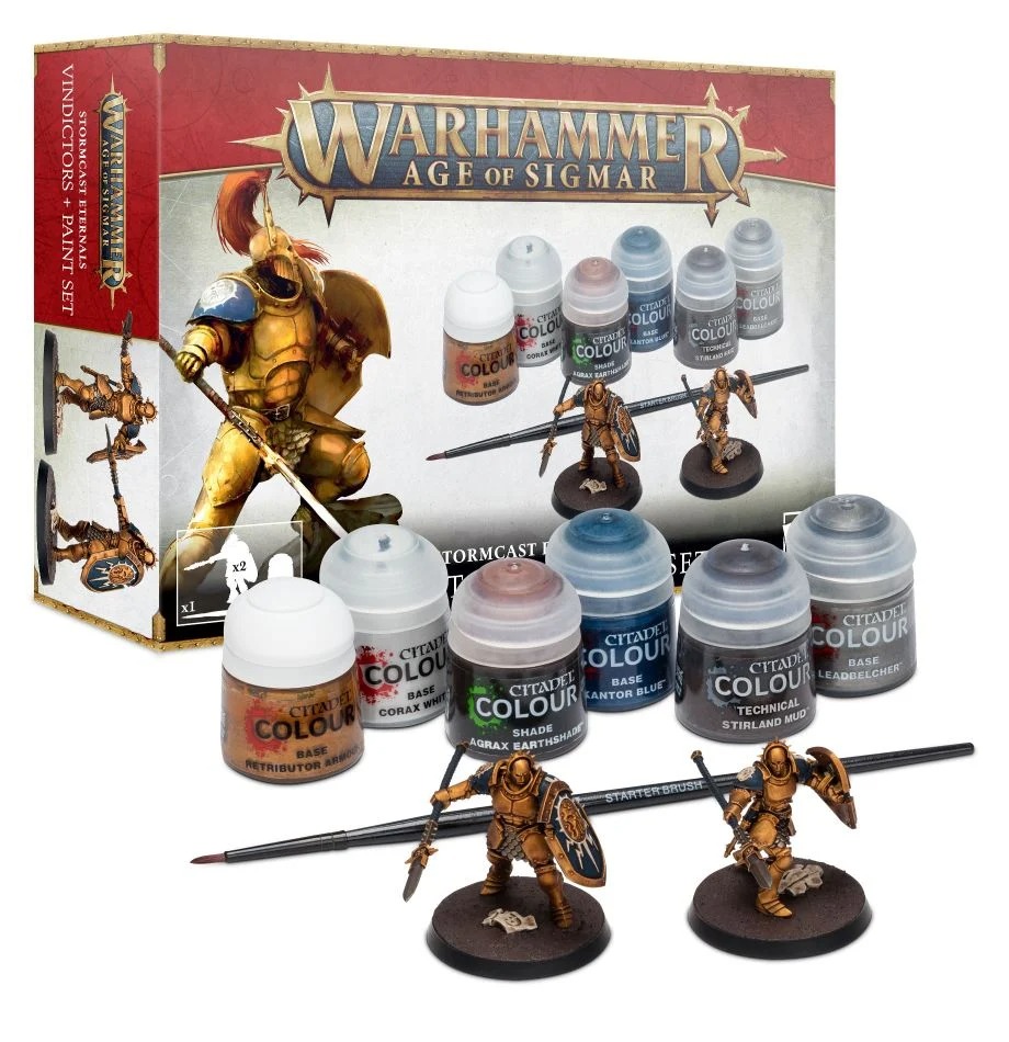 Набор для игры Games Workshop Warhammer Stormcast Eternals Vindictors, Paints Set, 60-10
Набор для игры Games Workshop Warhammer Stormcast Eternals Vindictors, Paints Set, 60-10