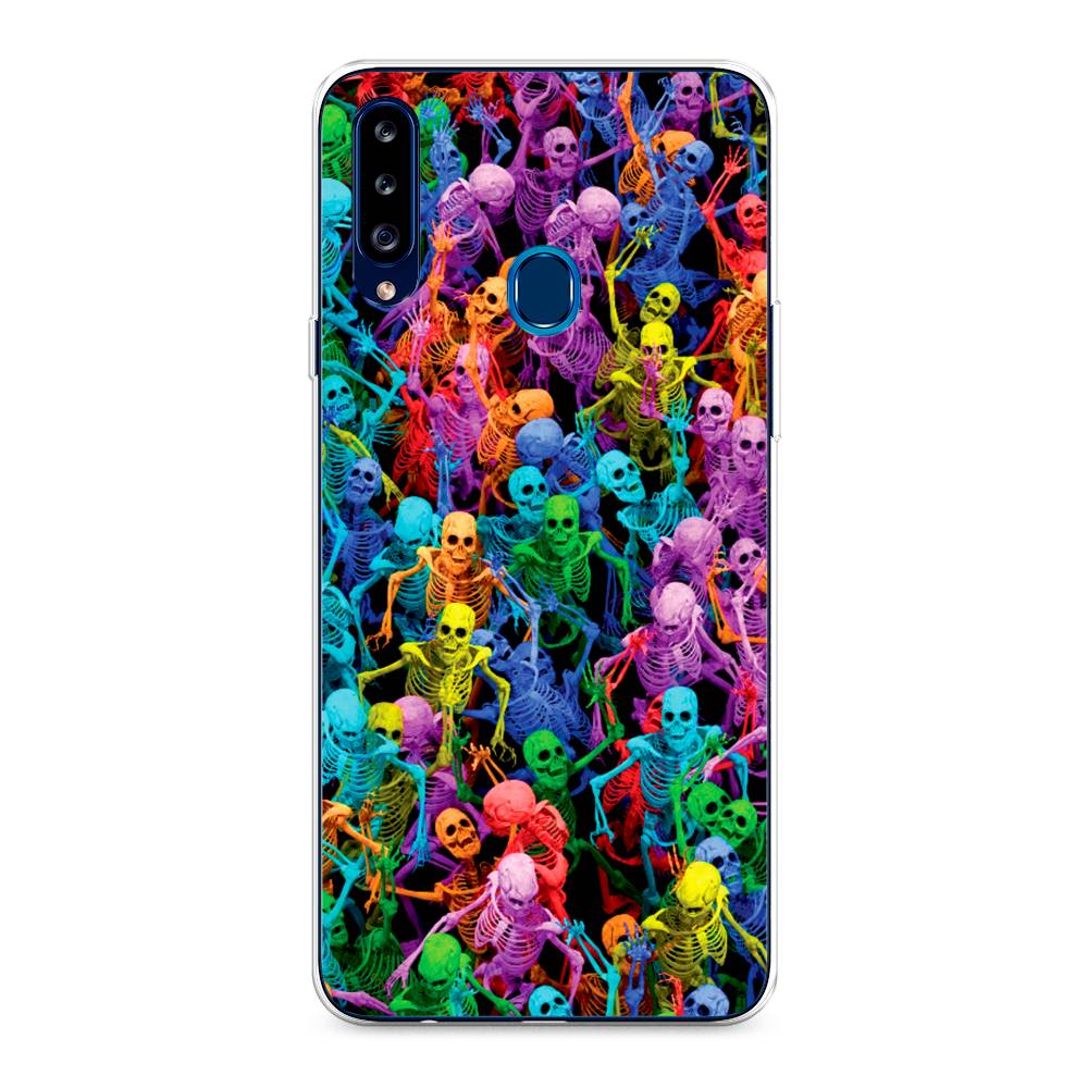Чехол на Samsung Galaxy A20s "Вечеринка скелетов", Фиолетовый;желтый;оранжевый, 2100850-6
Чехол на Samsung Galaxy A20s "Вечеринка скелетов", Фиолетовый;желтый;оранжевый, 2100850-6